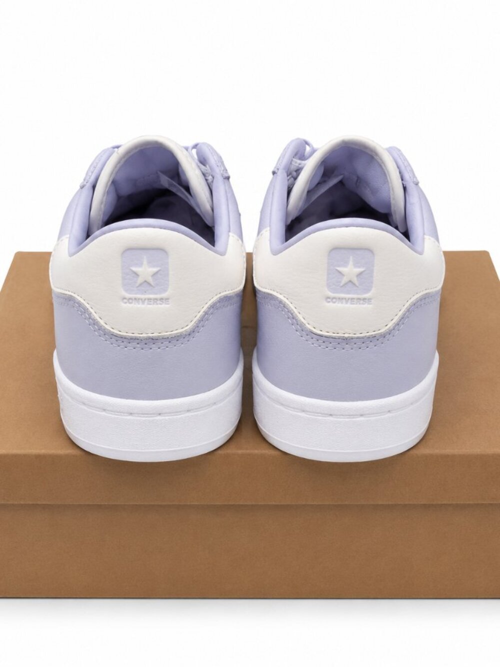 Converse Rival Low Top Ghosted Lavender Leather Sneakers A10346C Mens 11.5 - Picture 5 of 7